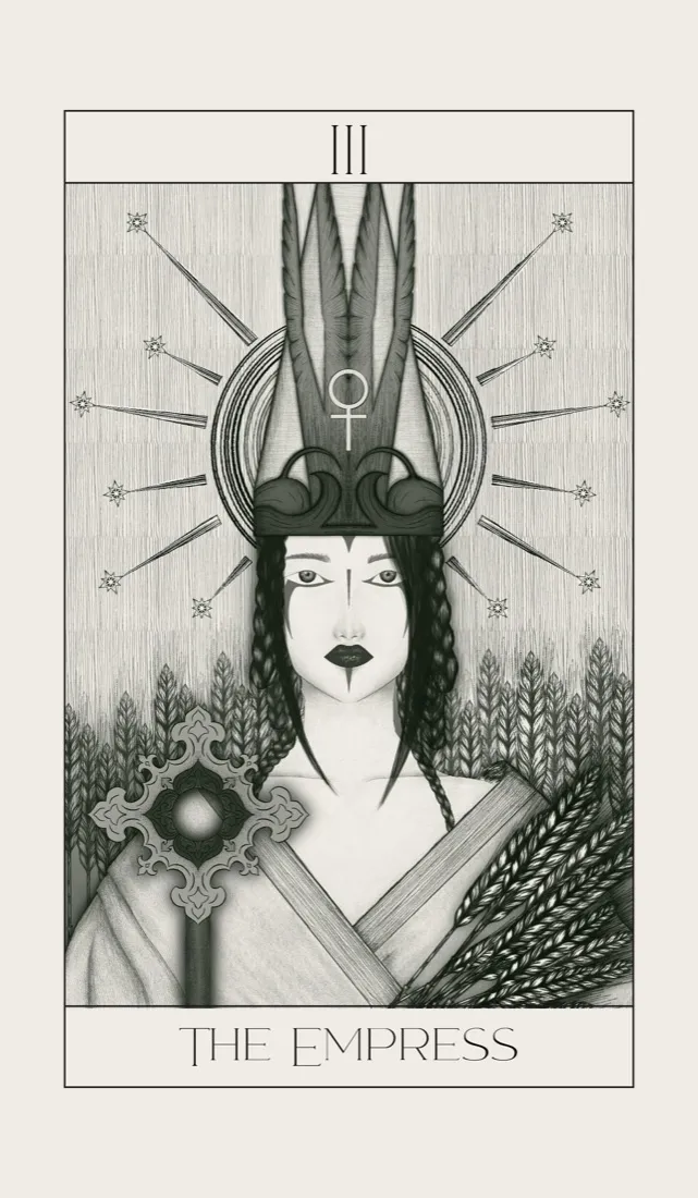 The Empress kartının illüstrasyonu
